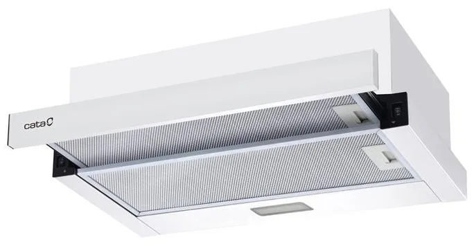 Телескопічна витяжка Cata, 60 см, продуктивність 700 м3/год, модель TFB-5160 wh, біла.