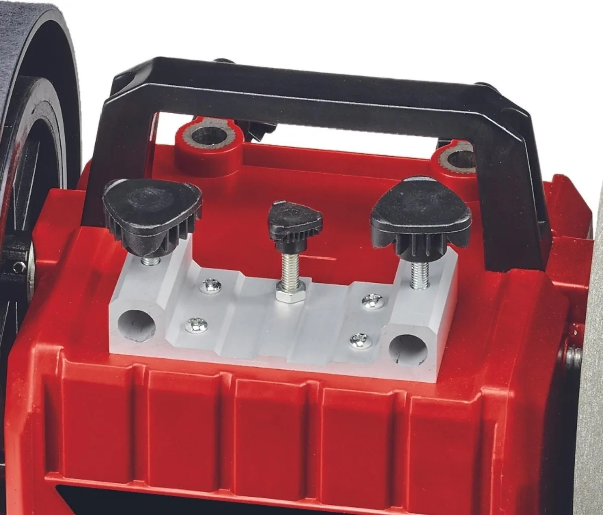 Станок для влажной заточки Einhell TC-WG 200, мощность 125Вт, диск 200х32мм, кожаный диск 180х30мм, 110 об/мин, вес 733кг