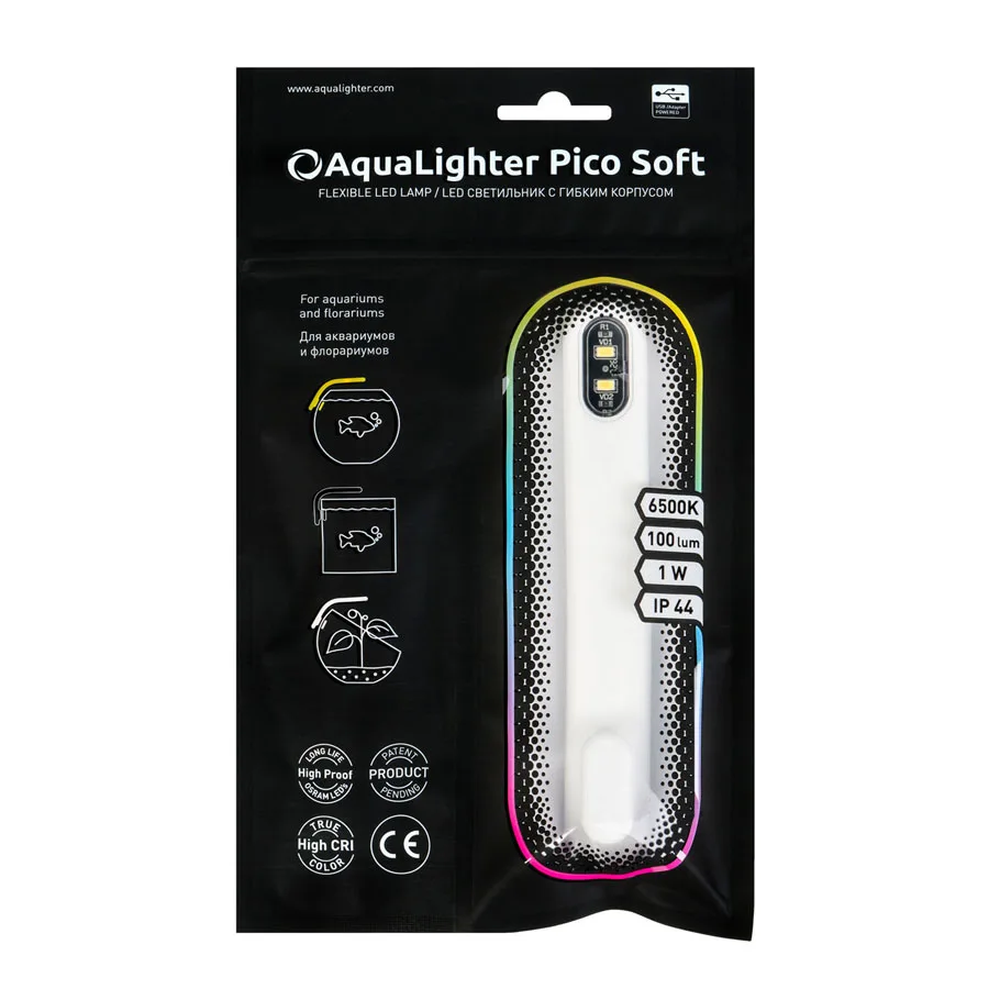 Світлодіодний світильник AquaLighter Pico Soft 17x25 см Soft touch білий