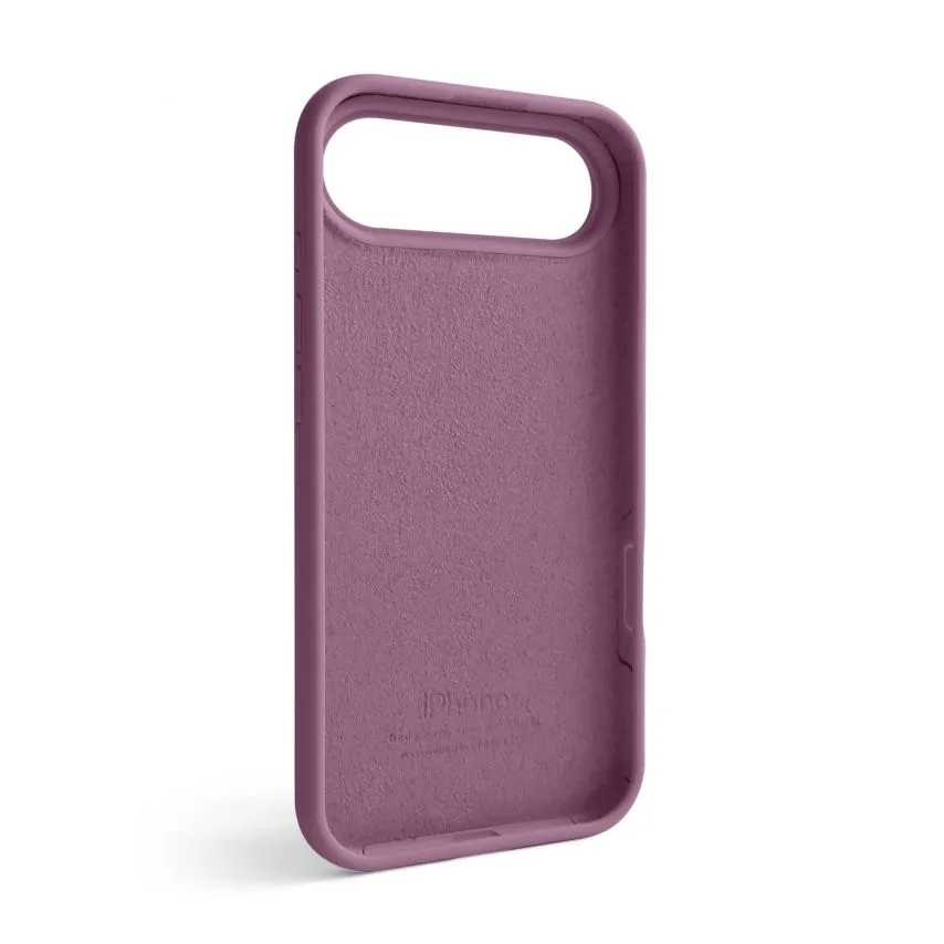 Чохол силіконовий для Apple iPhone 17 Air бордовий