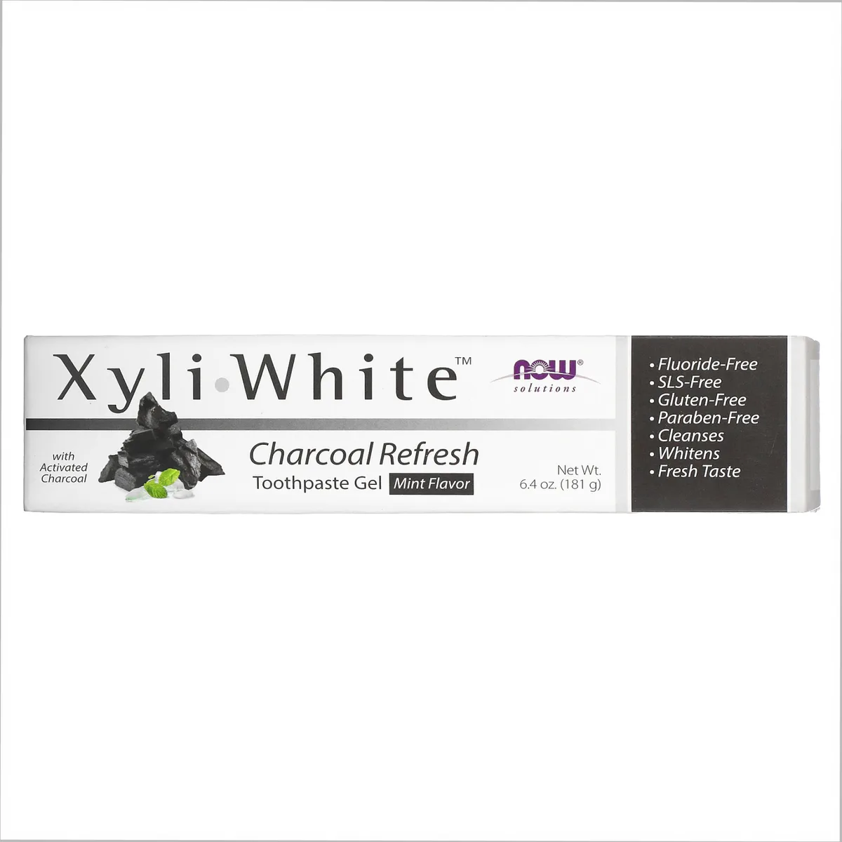 Зубна паста XyliWhite без фтору активоване вугілля 181 г м'ятна