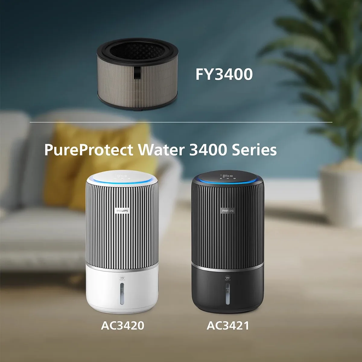 Фільтр HEPA Philips NanoProtect PureProtect 3400 FY3400/30