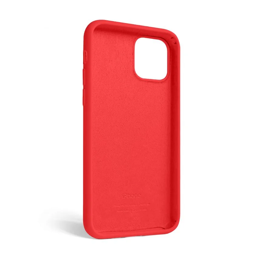Чохол Silicone Case для Apple iPhone червоний силікон 12 12 Pro