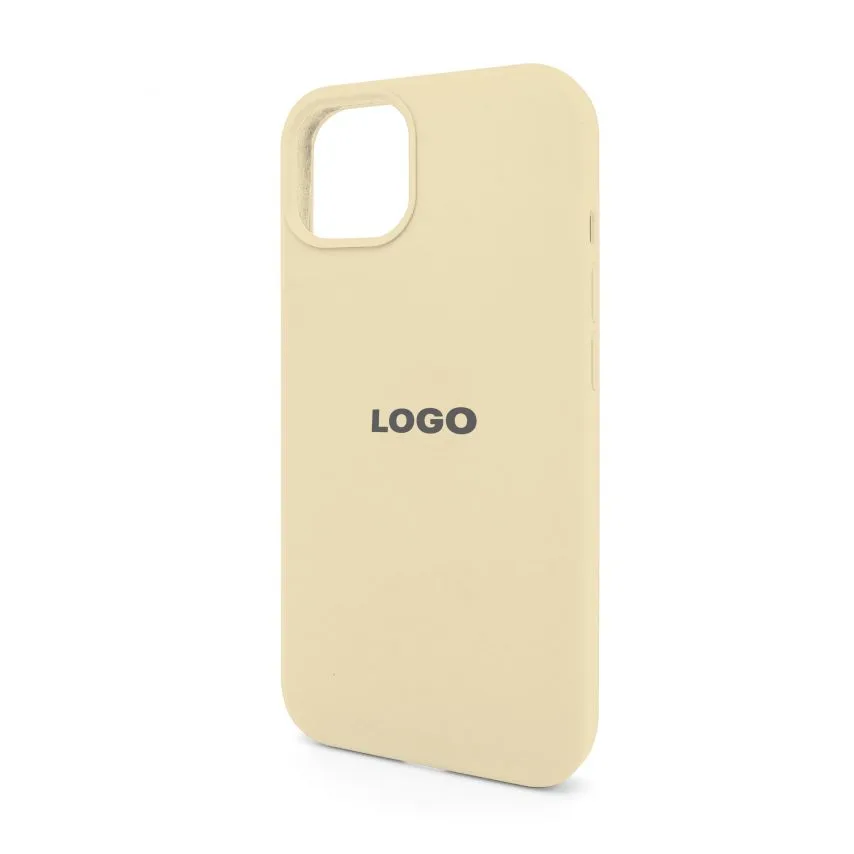Чохол Silicone Case для iPhone 13 силіконовий  молочний