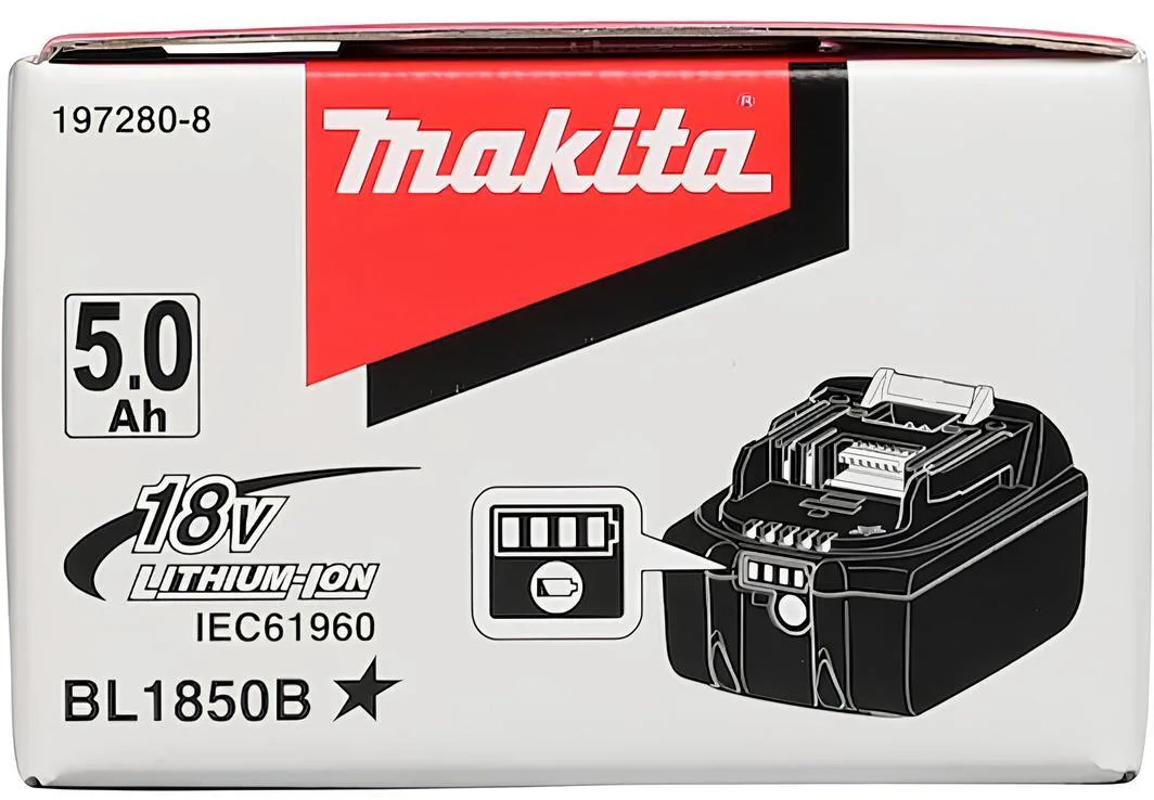 Акумулятор Makita 18В 5А·год Li-Ion для інструментів LXT зарядний блок батарея