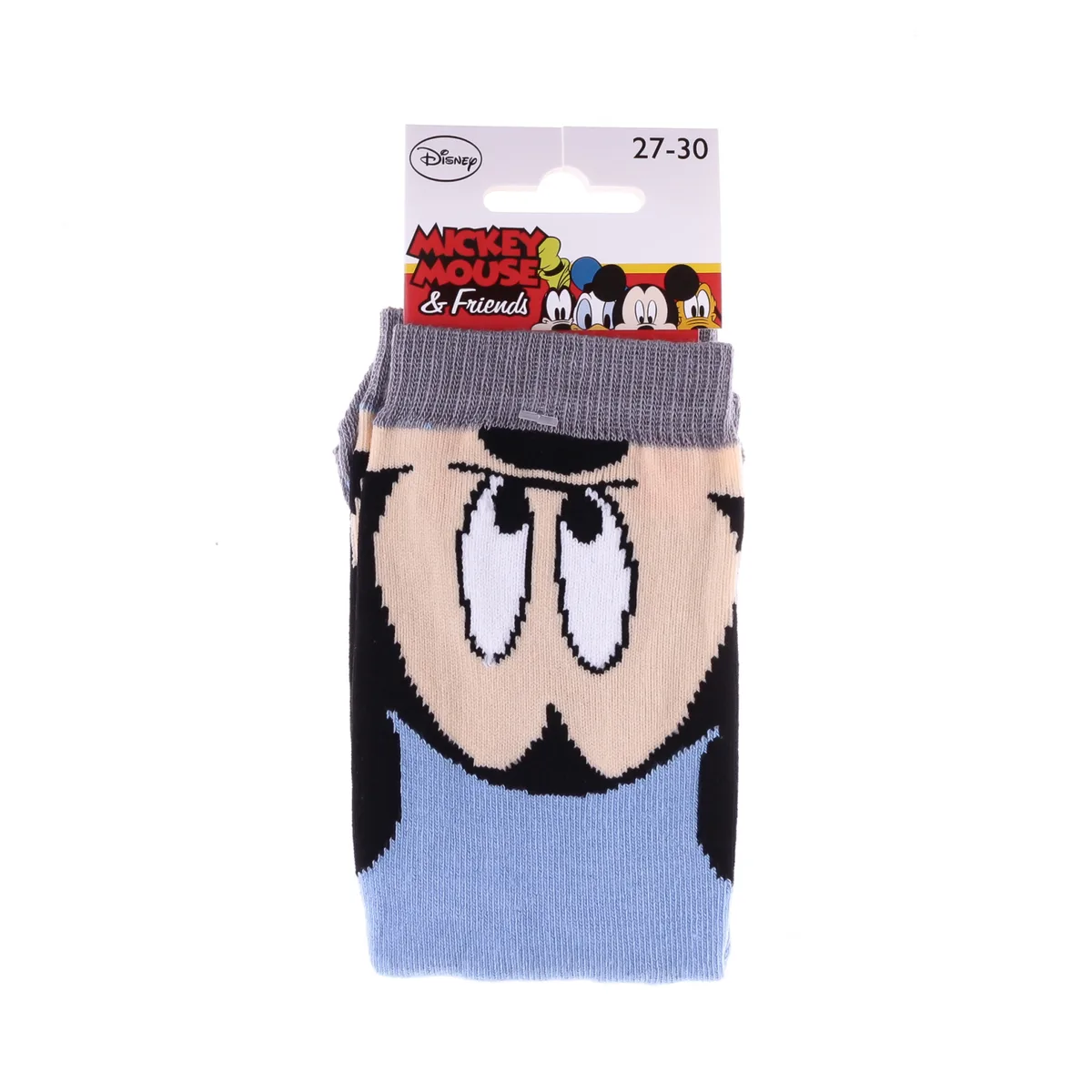 Шкарпетки DISNEY MICKEY 50% бавовна 31-35 сіро-блакитний