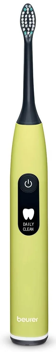 Електрична зубна щітка Beurer Splashy Lemon GP, 80 тис. коливань/хв, 2 насадки, 5 режимів, лимонний аромат.