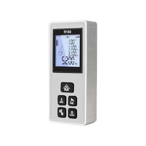 Дальномір лазерний з кутоміром PROTESTER R150 150м алюмінієвий IP54 117х50х26 мм