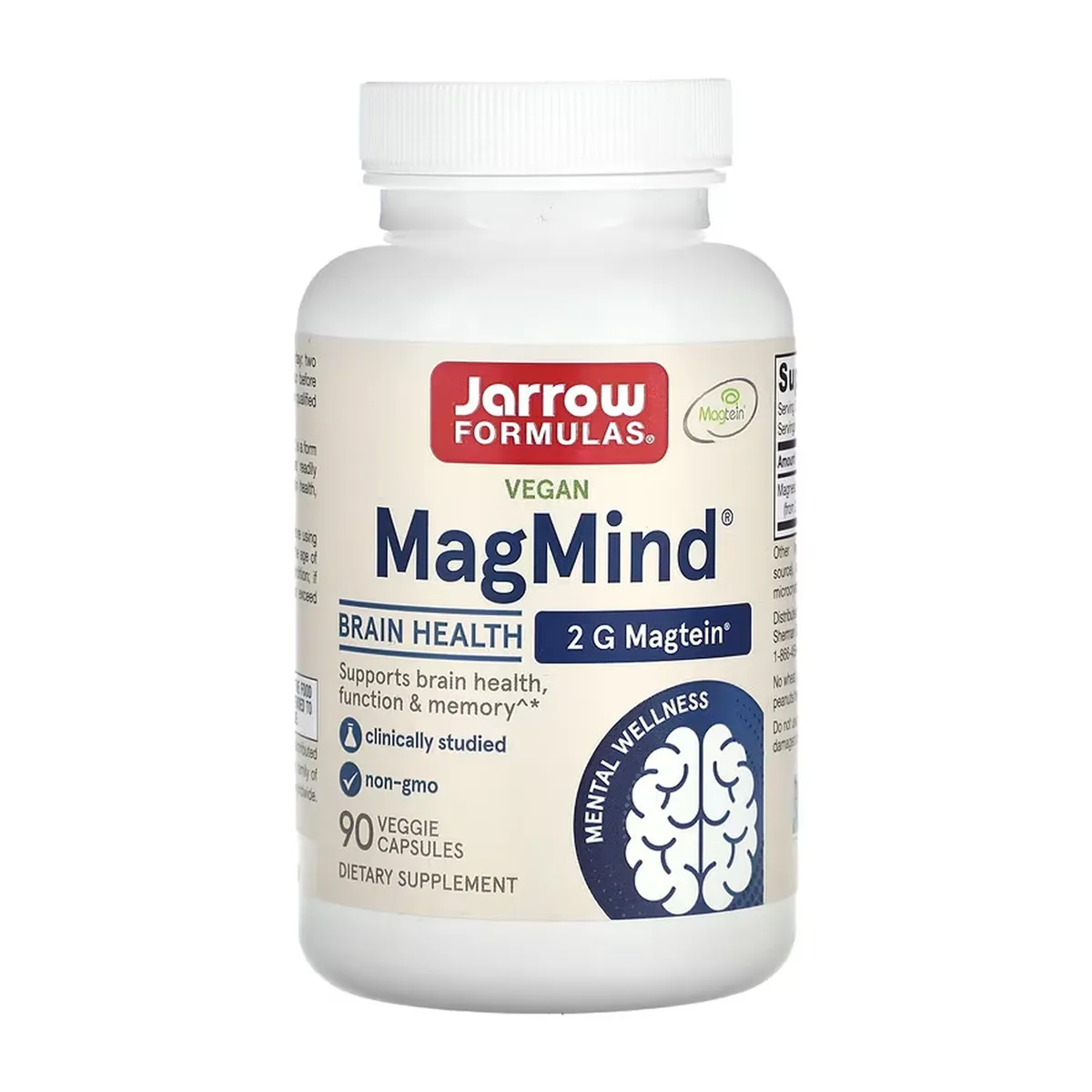 Jarrow Formulas MagMind L-треонат магнію 90 капсул