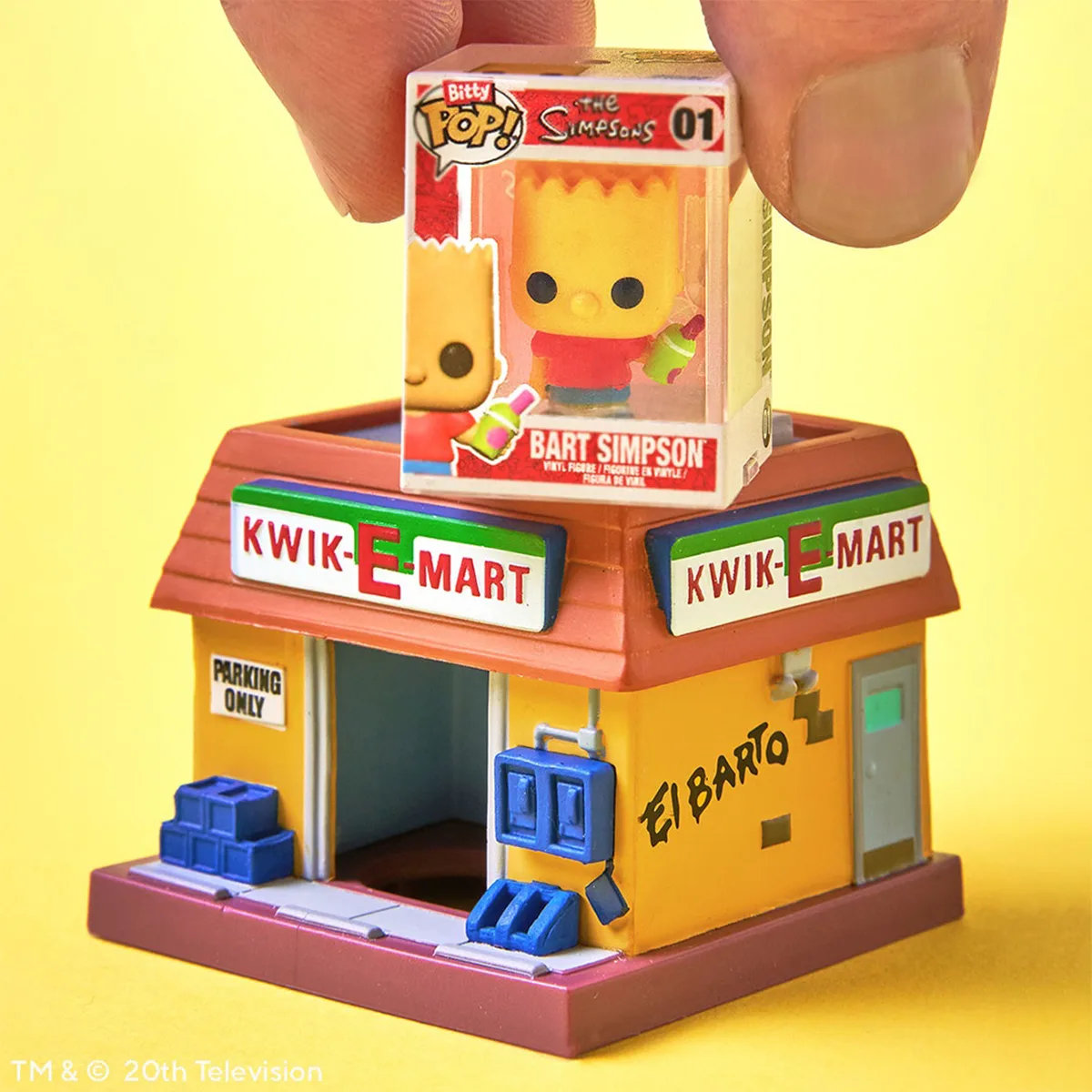 Набір фігурок Funko вініл Барт Сімпсон Квікі-Март 6,4х11х10,9 см