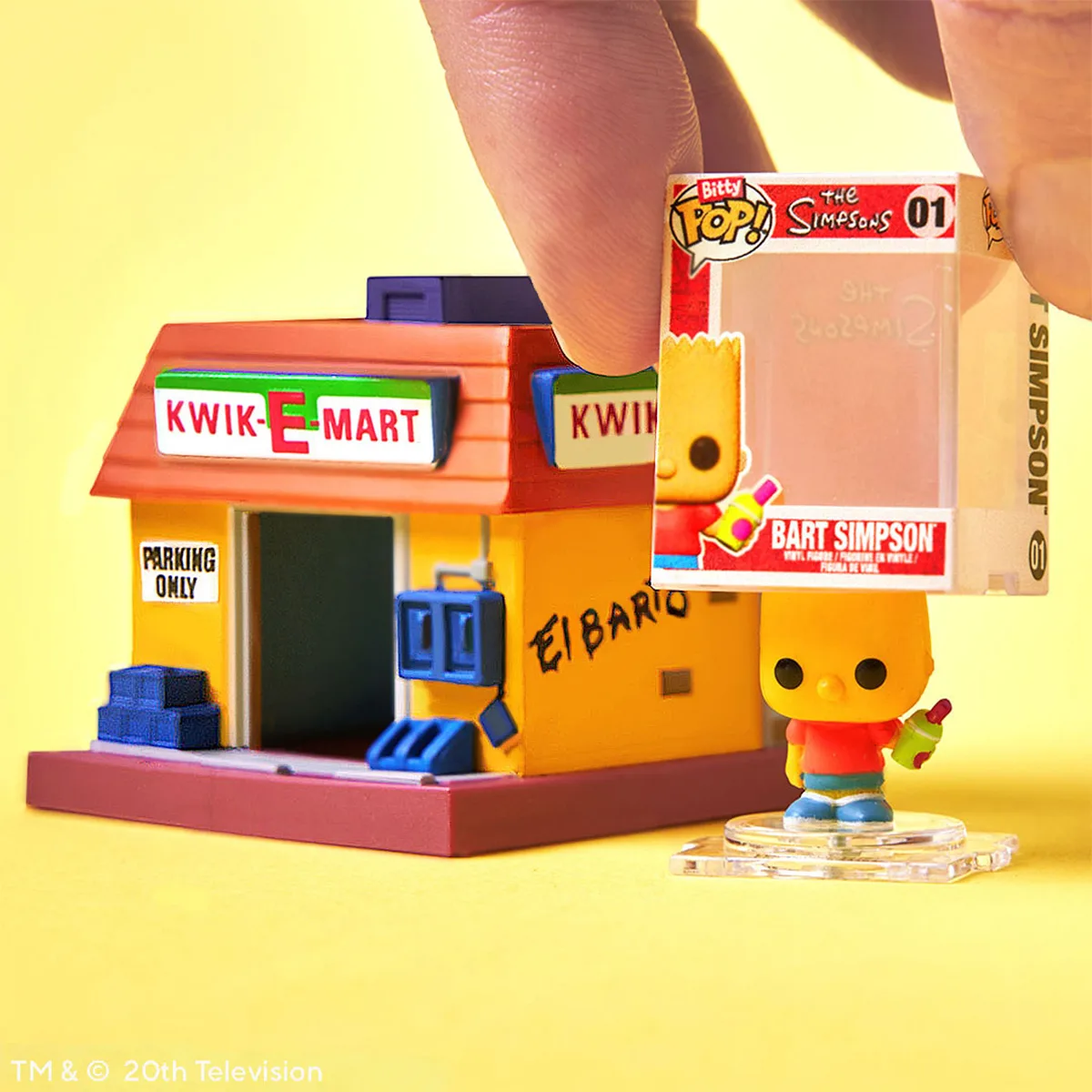Набір фігурок Funko вініл Барт Сімпсон Квікі-Март 6,4х11х10,9 см