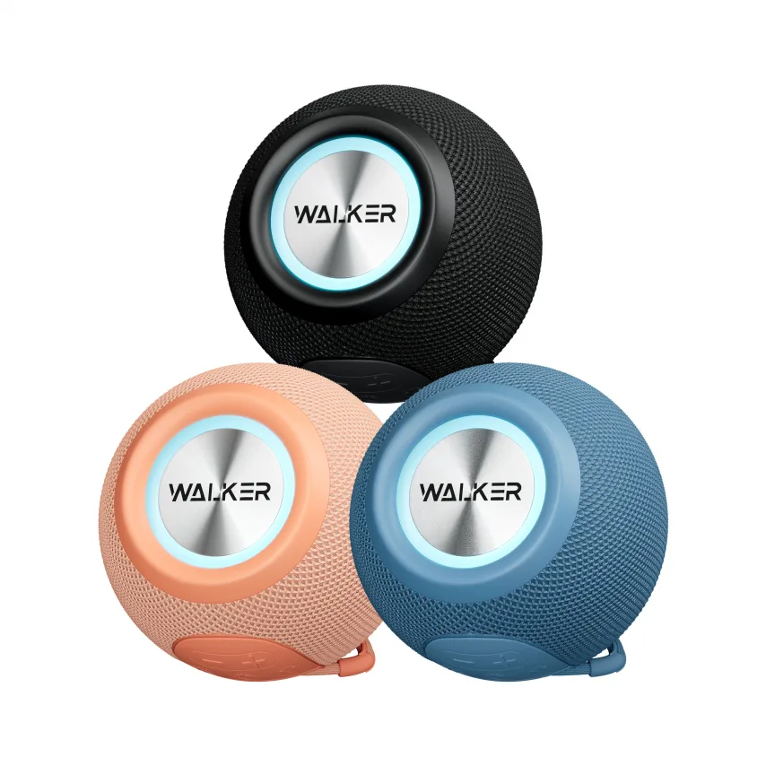 Портативна колонка WALKER Bluetooth 5W 111х111х87 мм ABS Рожева