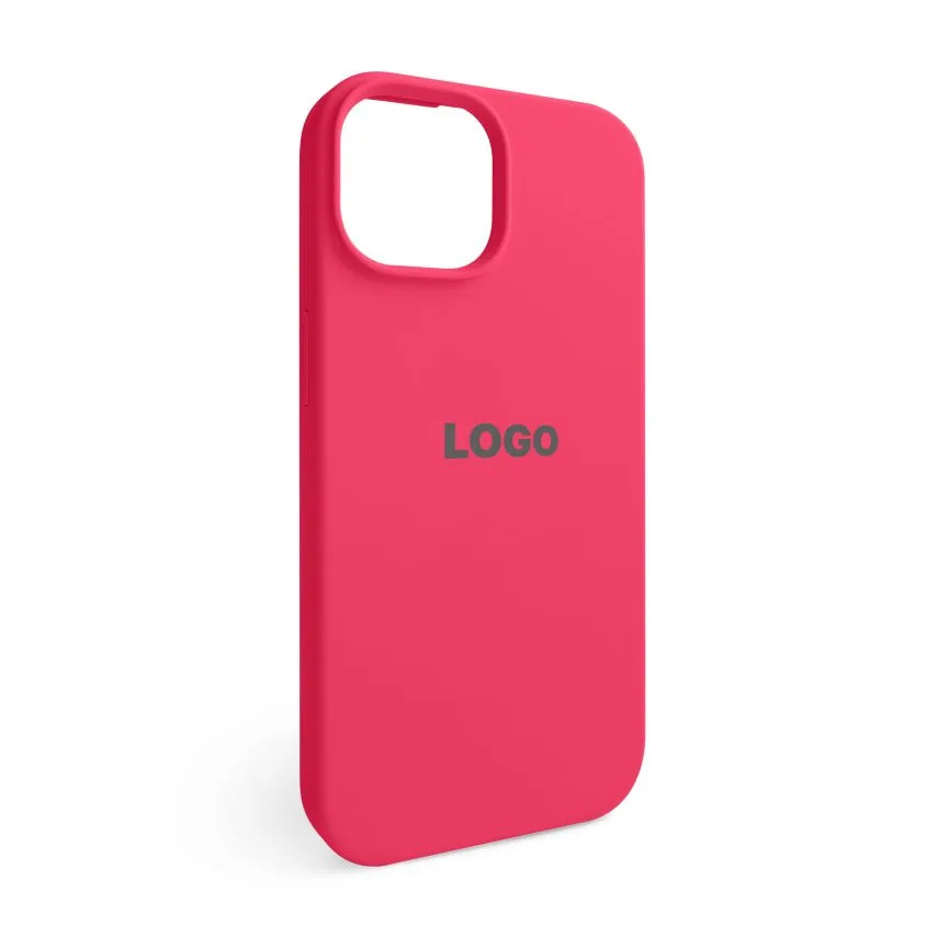 Чохол силіконовий для Apple iPhone 15  shiny pink