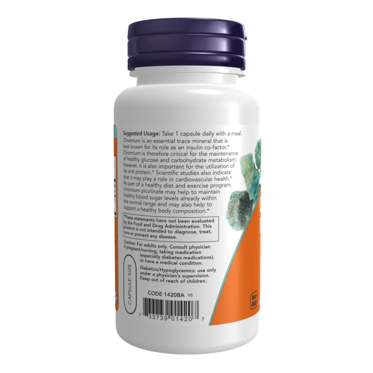 Хром піколінат Now Foods 200 мкг 250 капсул