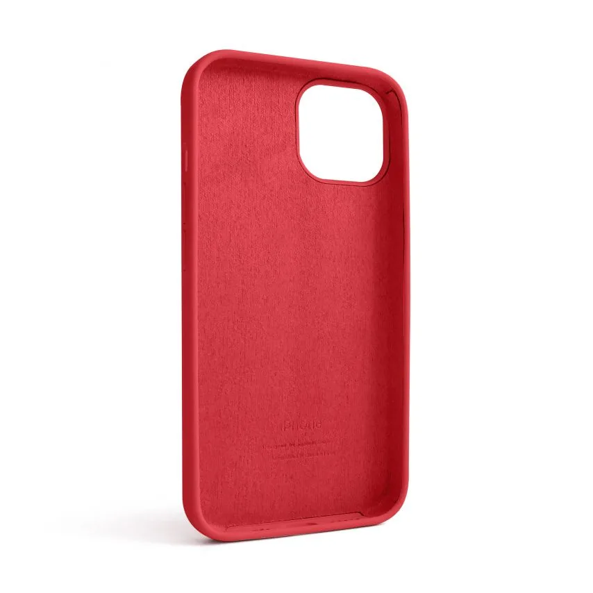 Чохол Silicone Case для смартфона Apple червоний силіконовий