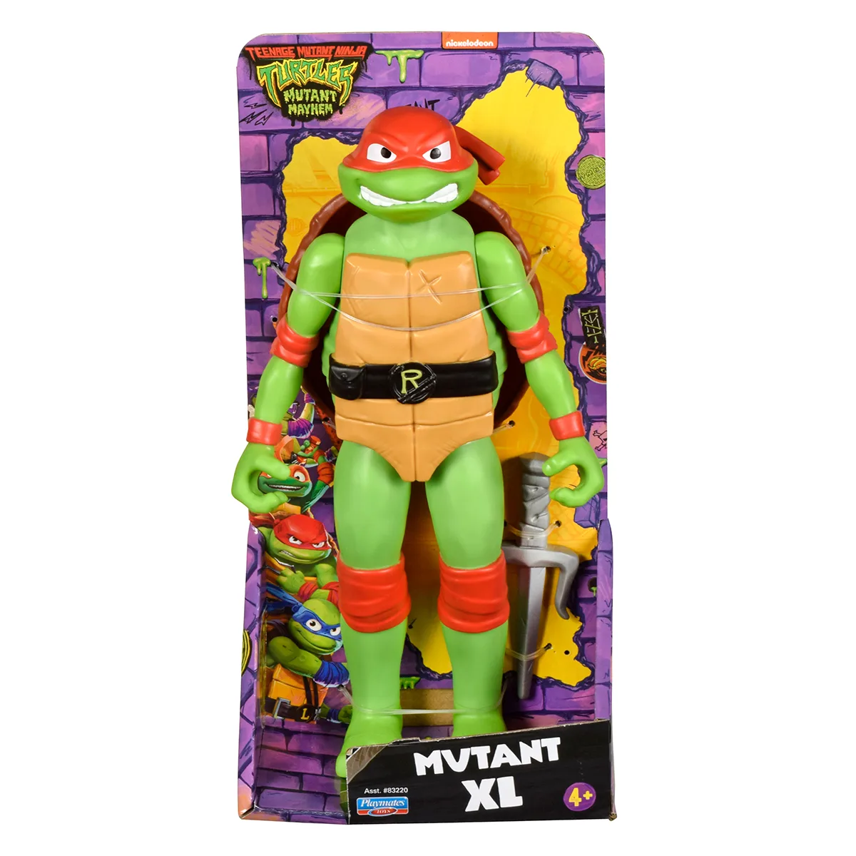 Ігрова фігурка TMNT Рафаель XL полімер 26 см зелена