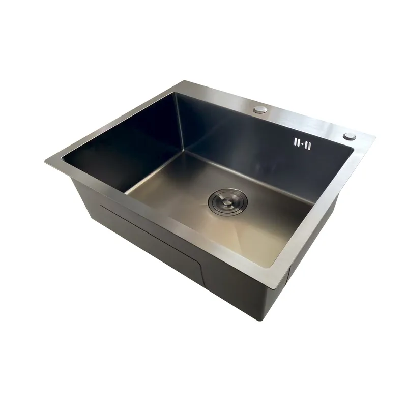 Мойка MIXXUS нержавеющая сталь 600х500 мм графит Micro Decor