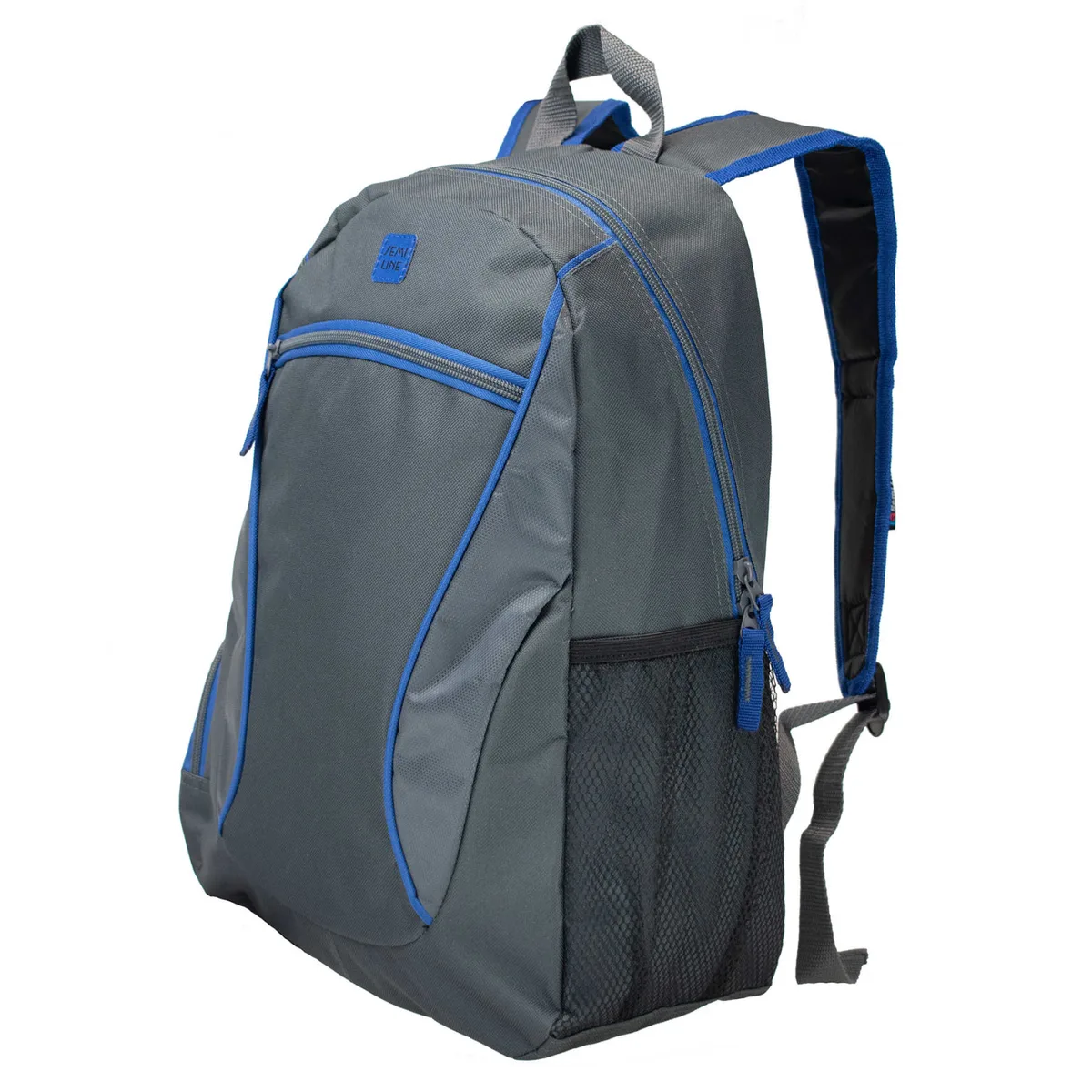 Рюкзак міський 600D Polyester 18 л Сірий/Синій