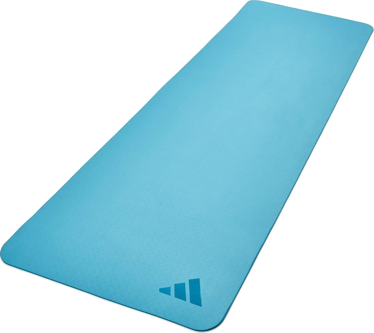 Килимок для йоги Adidas TPE 176х61 см блакитний 5 мм