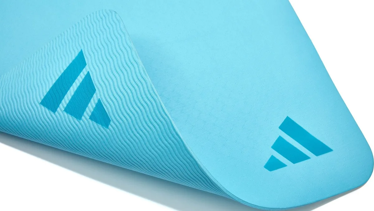 Килимок для йоги Adidas TPE 176х61 см блакитний 5 мм