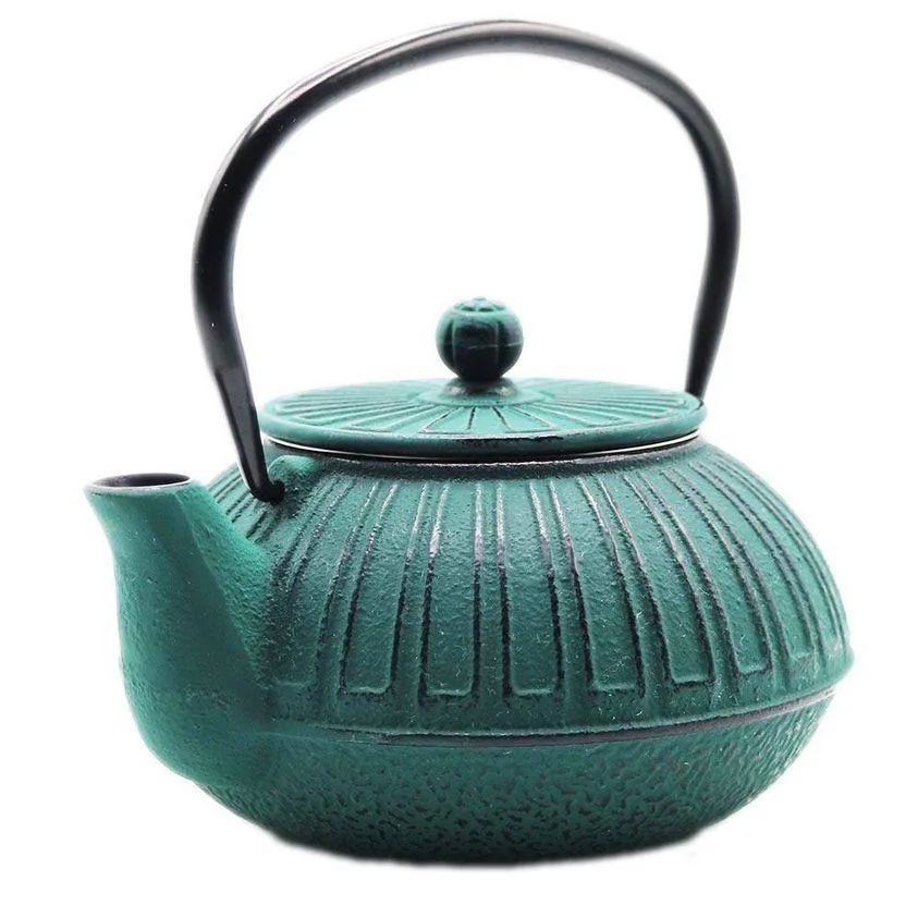 Чайник заварочный чугунний Kamille 600 мл Чорний