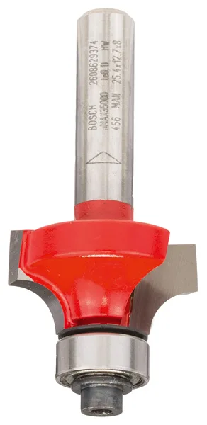 Фреза радіусна Bosch Professional 25.4 мм для заокруглення кромок без прижогів твердосплавна з шарикопідшипником