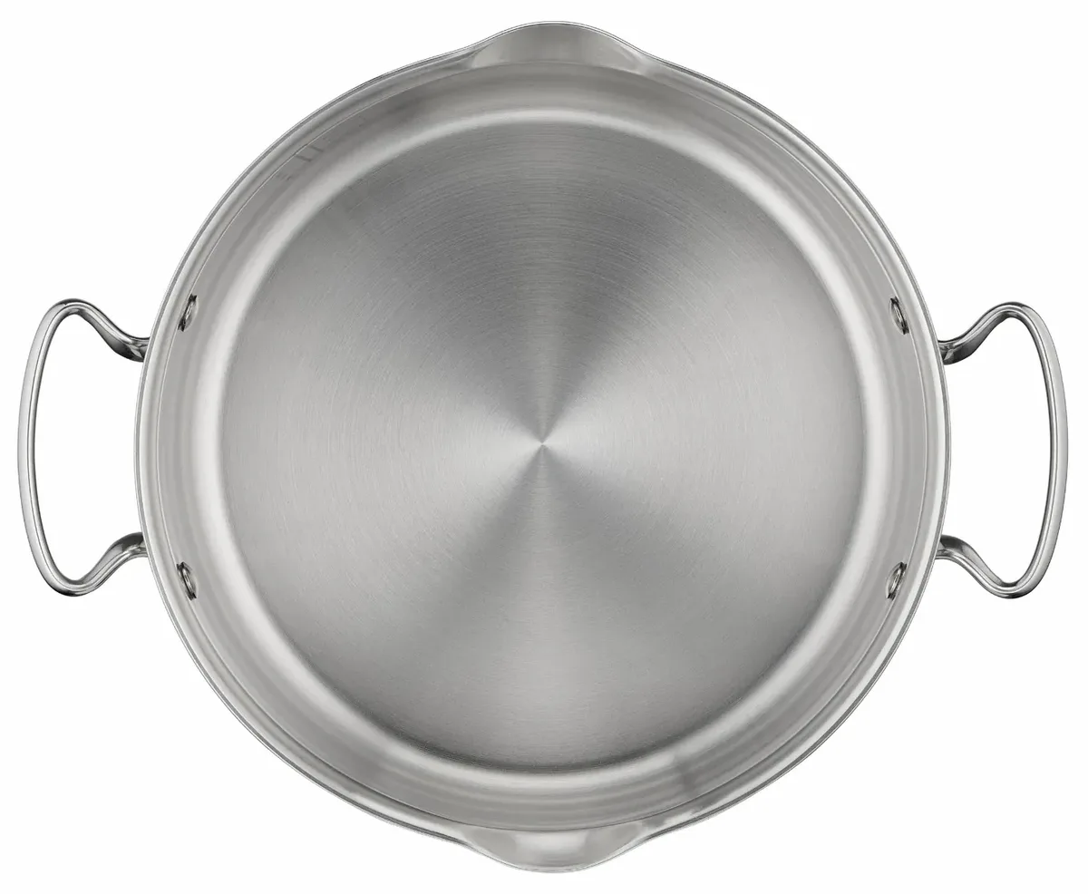 Каструля Tefal DUETTO+, об'ємом 1.5л, з кришкою, виготовлена з нержавіючої сталі та скла.
