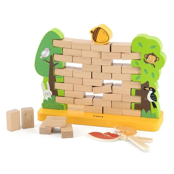 Настільна гра Viga Toys дерев'яна 25х17х8 см різнокольорова
