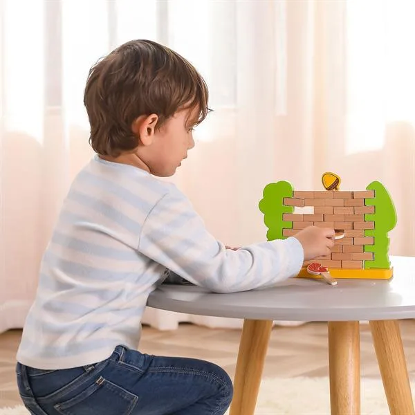 Настільна гра Viga Toys дерев'яна 25х17х8 см різнокольорова