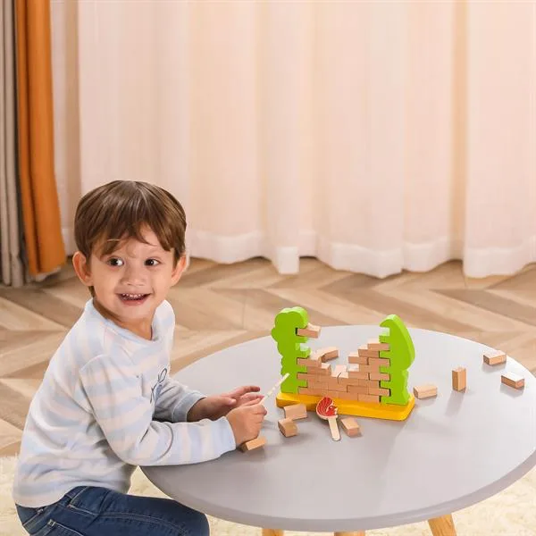 Настільна гра Viga Toys дерев'яна 25х17х8 см різнокольорова