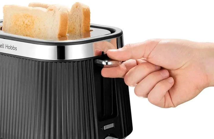 Тостер Russell Hobbs Пластик Нержавіюча сталь 17,6х28,5х27,1 см Чорний