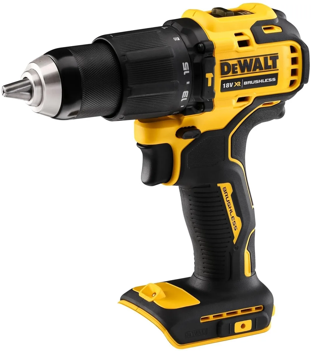Дрель-шуруповерт ударный DeWalt 18В 2Ач 65Нм 13мм кейс 1.2кг