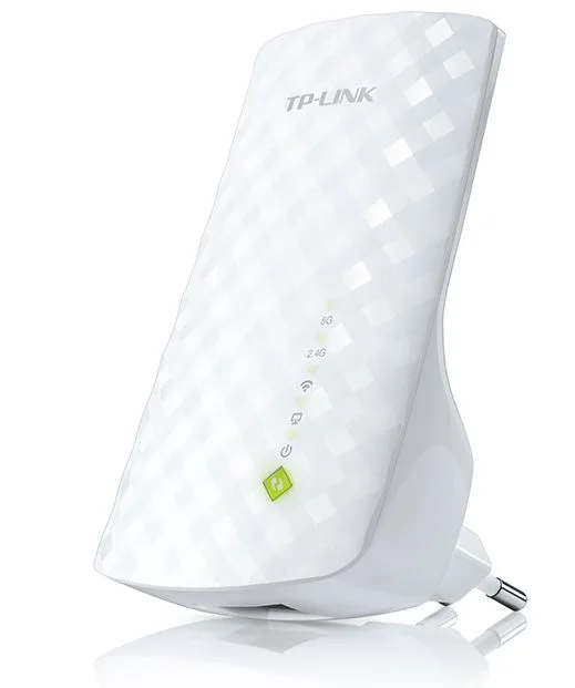 Дводіапазонний підсилювач Wi-Fi TP-Link 2,4 ГГц 5 ГГц 300 Мбіт/с 433 Мбіт/с компактний білий