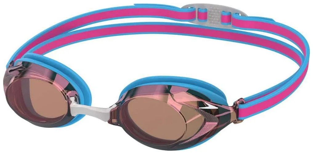 Окуляри для плавання Speedo полікарбонат One Size рожевий блакитний
