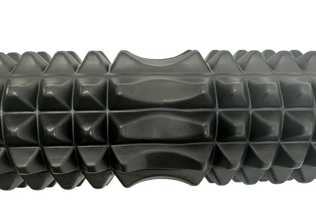 Масажний ролик EasyFit EVA-піна 45 см Чорний