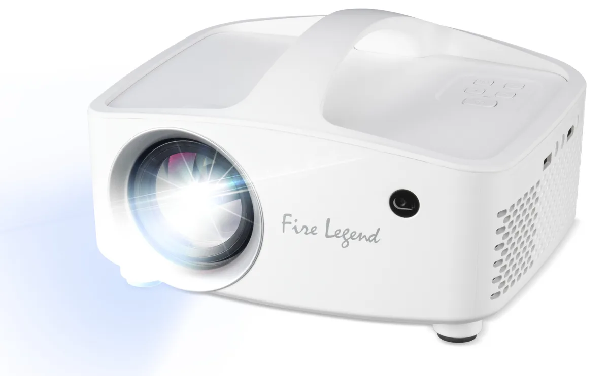 Проєктор AOpen QF13s FHD, 350 lm, LED, 1.37, WiFi, серый, Whale TV