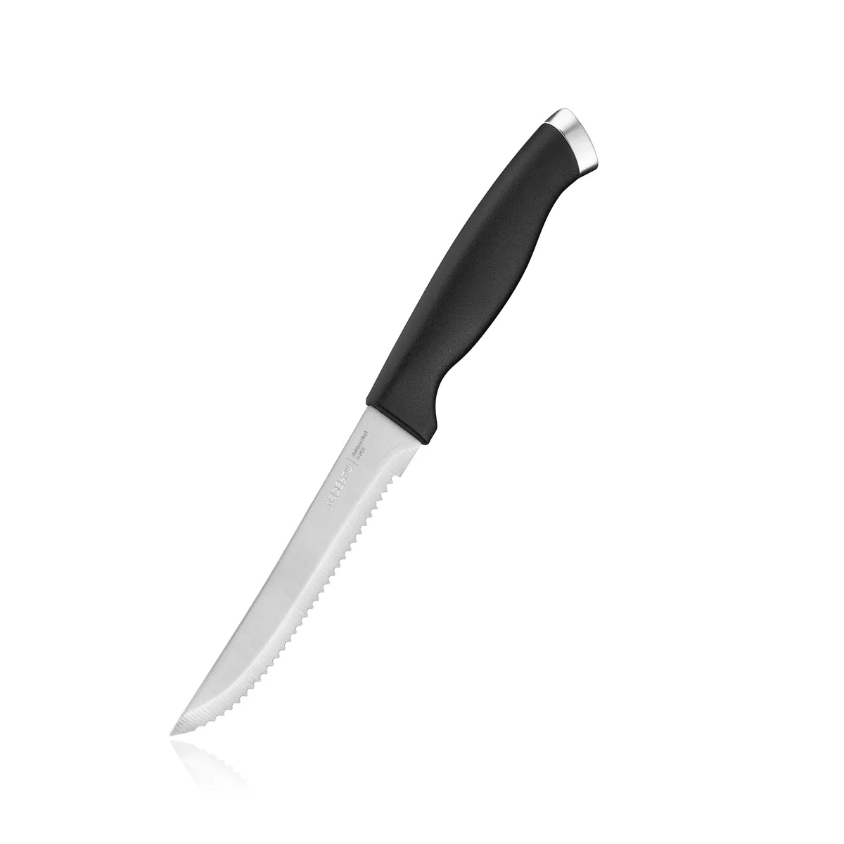 Набор стейковых ножей ARDESTO Gemini Gourmet, 2 единицы из нержавеющей стали, пластиковые ручки, черный цвет