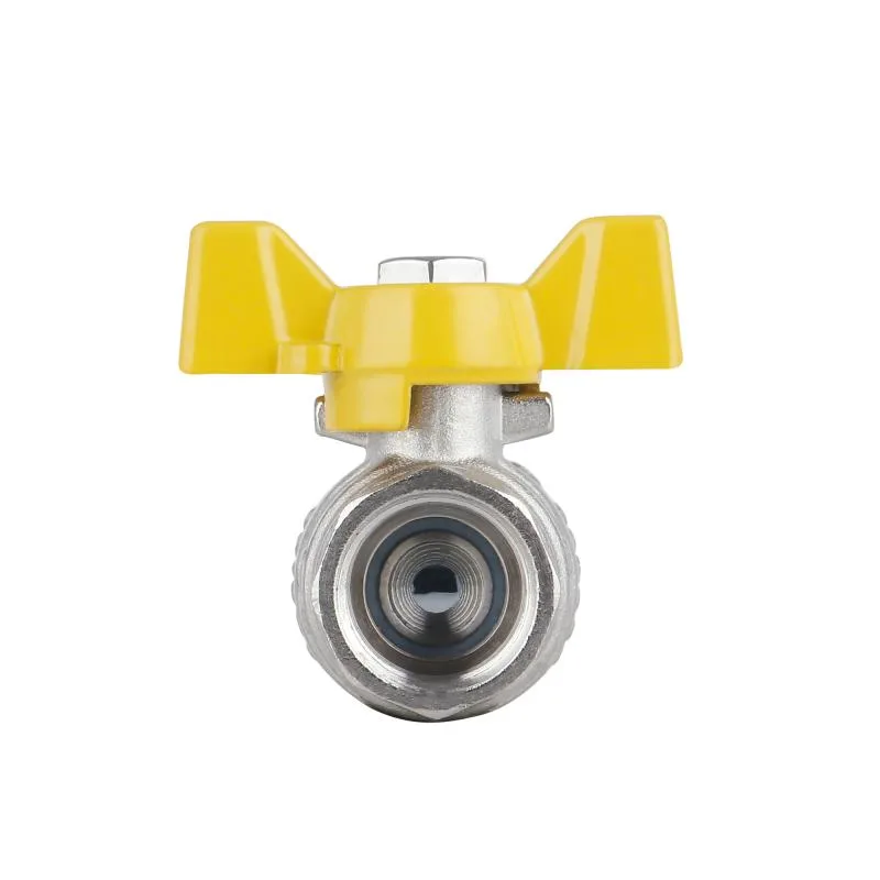 Кран кульовий 1/2" для газу Thermo Alliance Forte латунний метелик