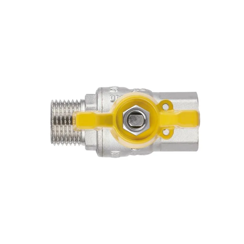 Кран кульовий 1/2" для газу Thermo Alliance Forte латунний метелик
