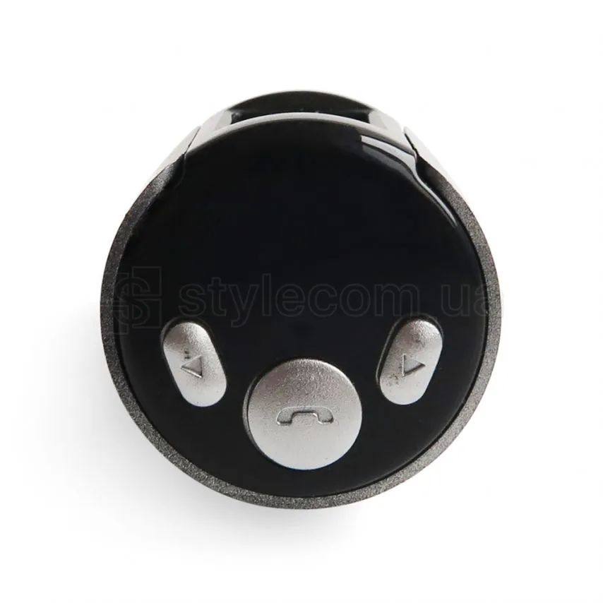 FM-трансмітер Bluetooth 2USB 2.1А пластик чорний
