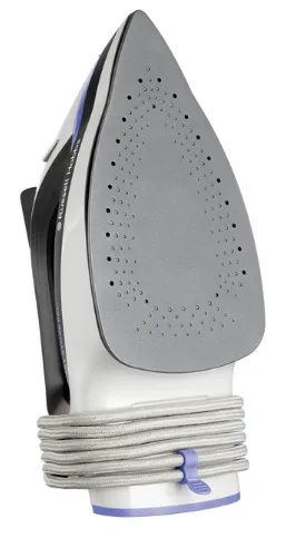 Праска Russell Hobbs з парою керамічна 2400 Вт 2,5 м біла синя