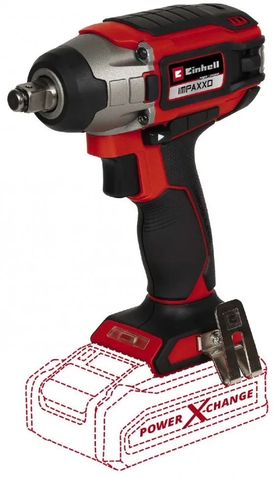 Акумуляторний ударний гайковерт Einhell Professional IMPAXXO 18/230 PXC 18В, 230Нм, 2900об/хв, 1.17кг (без батареї)
