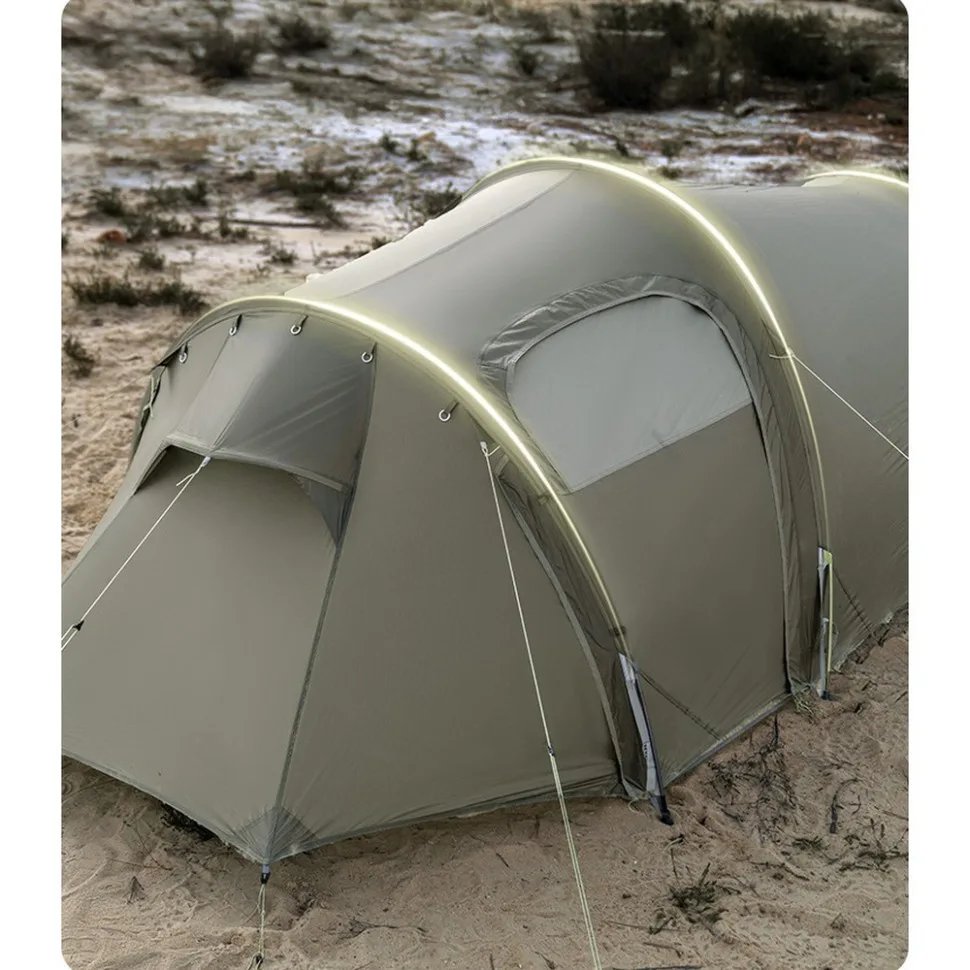 Намет двомісний Naturehike нейлон 390х150х105 см темно-зелений