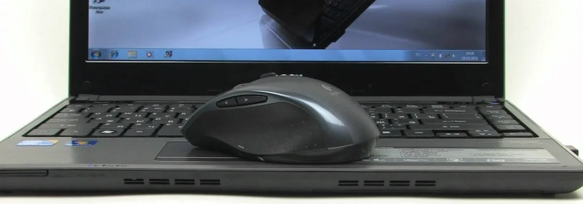 Миша Logitech бездротова велика лазерна срібляста 1000 dpi