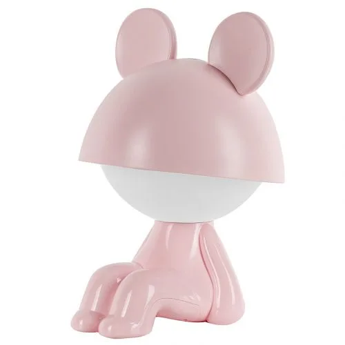 Світильник-нічник LED Cute Mouse рожевий з акумулятором для дітей