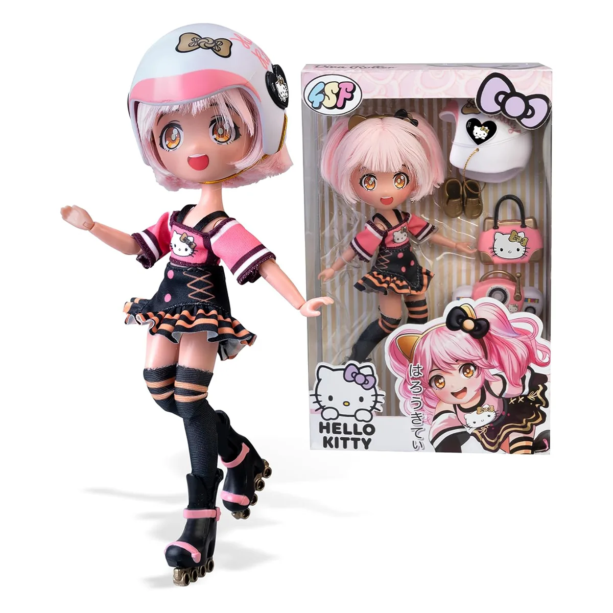 Ігровий набір 4SF Manga Dolls комбіновані матеріали 19,5 см Золота Ролер Діва