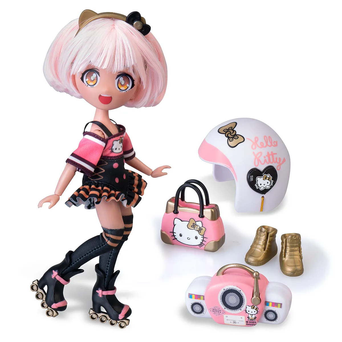 Ігровий набір 4SF Manga Dolls комбіновані матеріали 19,5 см Золота Ролер Діва