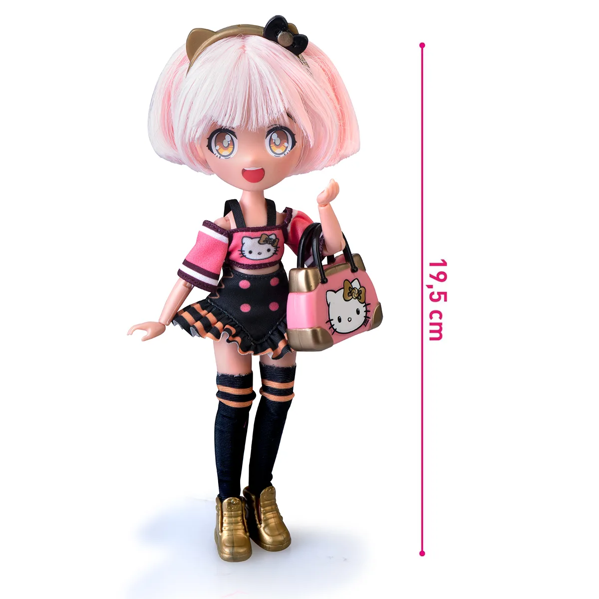 Ігровий набір 4SF Manga Dolls комбіновані матеріали 19,5 см Золота Ролер Діва