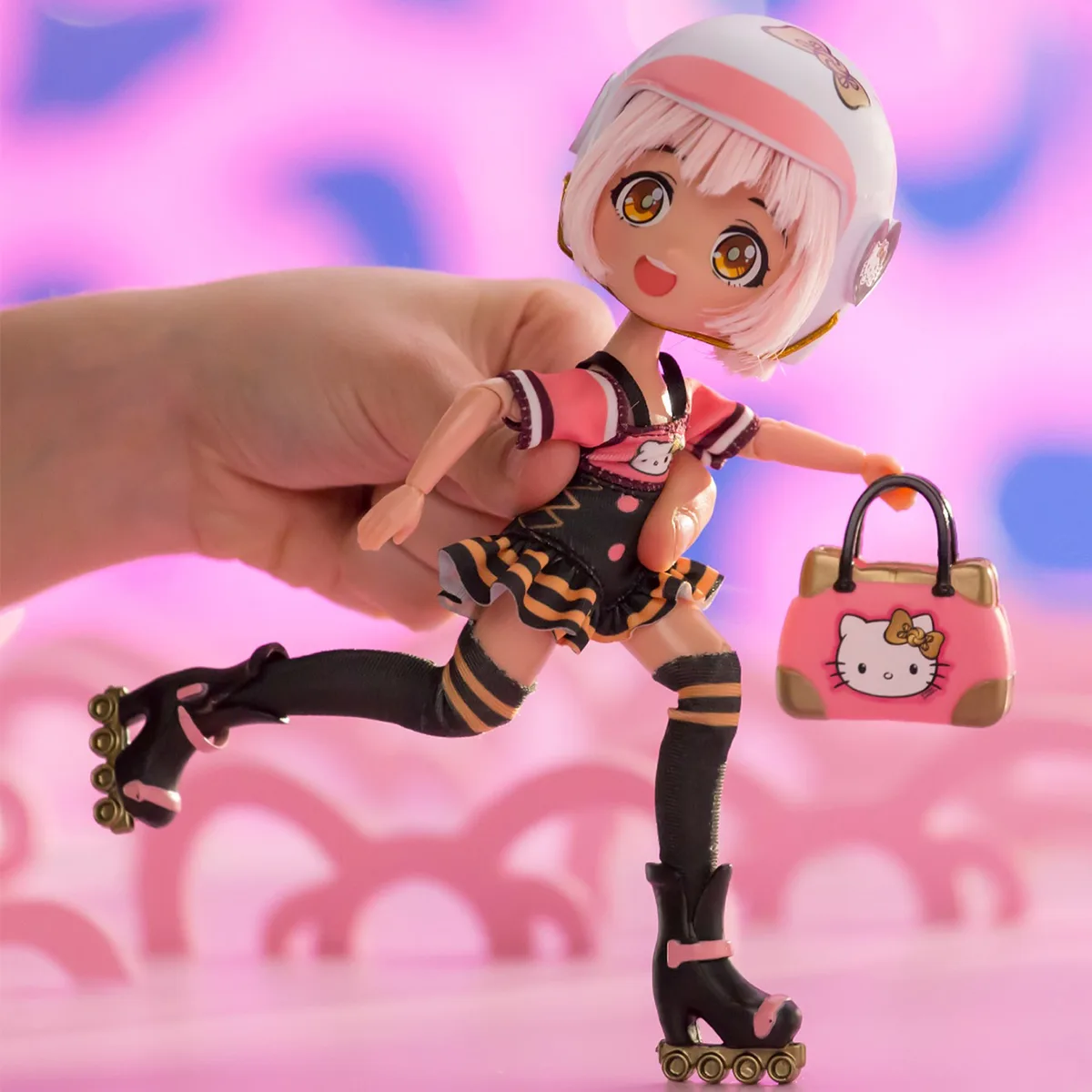 Ігровий набір 4SF Manga Dolls комбіновані матеріали 19,5 см Золота Ролер Діва