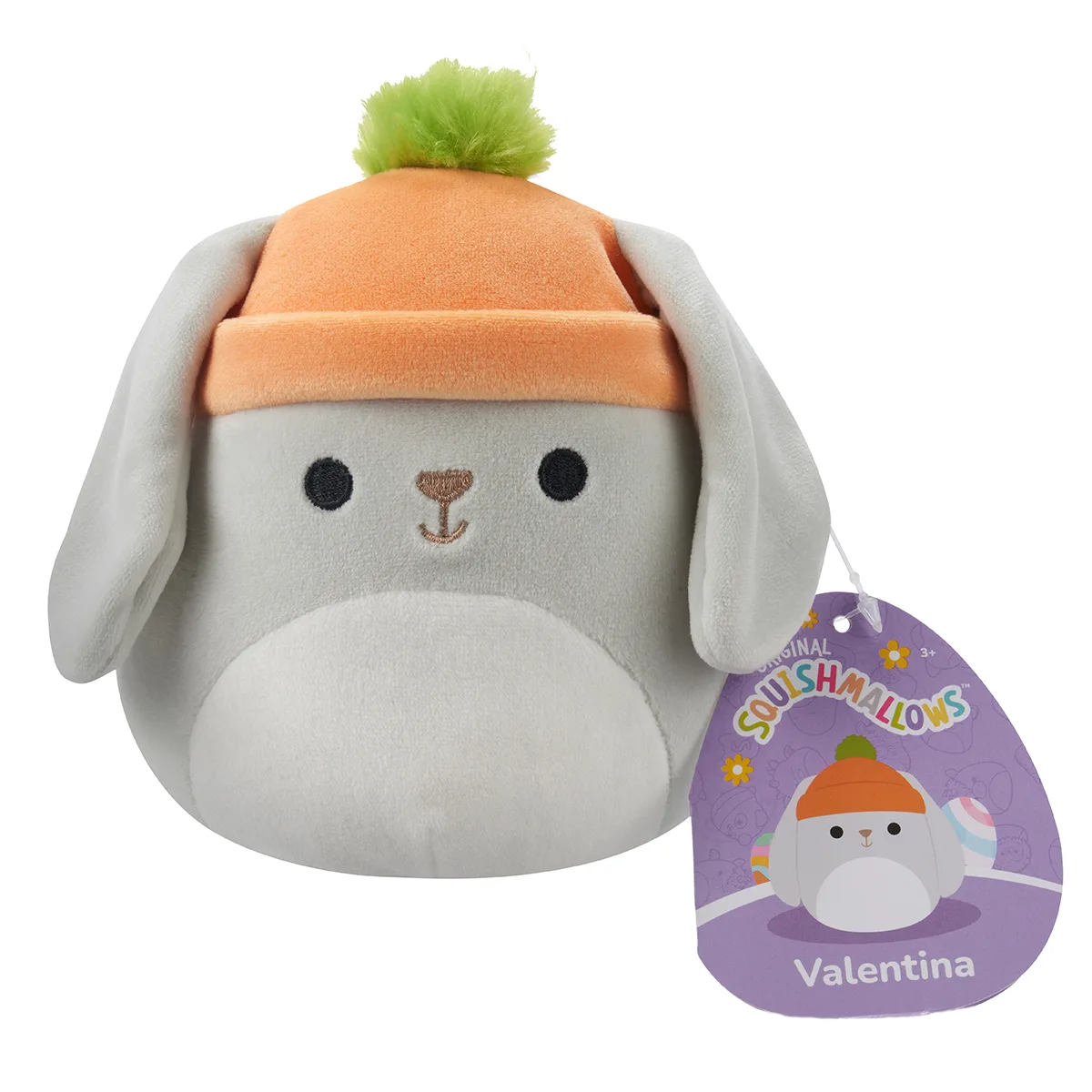 М'яка іграшка Squishmallows поліестер 13 см Кролик Валентина